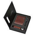 Luxury Business Gift Set - Men’s Watch Wallet Pen Box Set with Clock Accessories