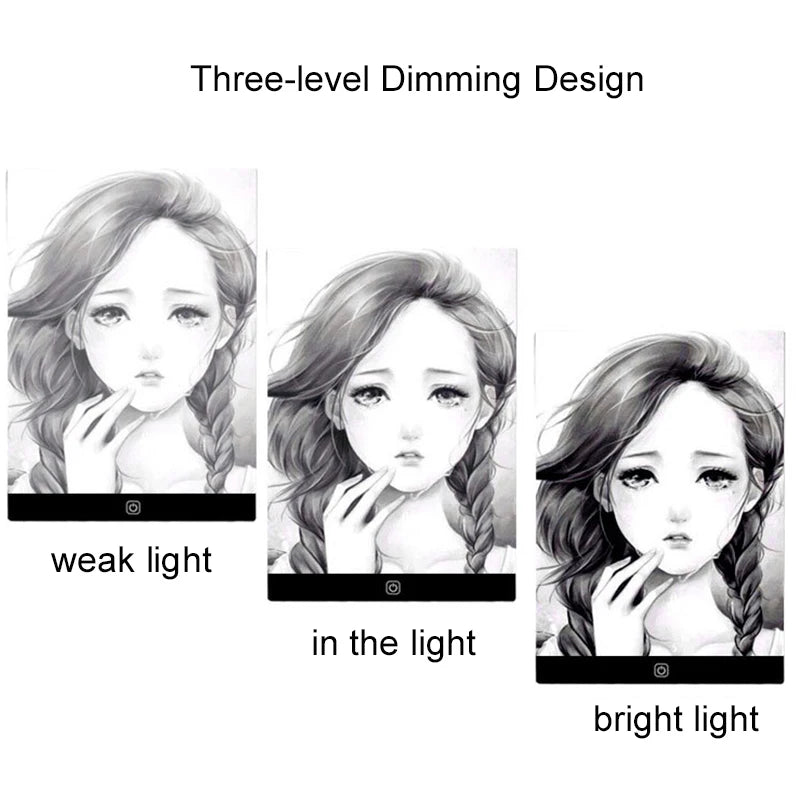 LED Drawing Copy Pad with Dimmable Light for Kids Art & Animation