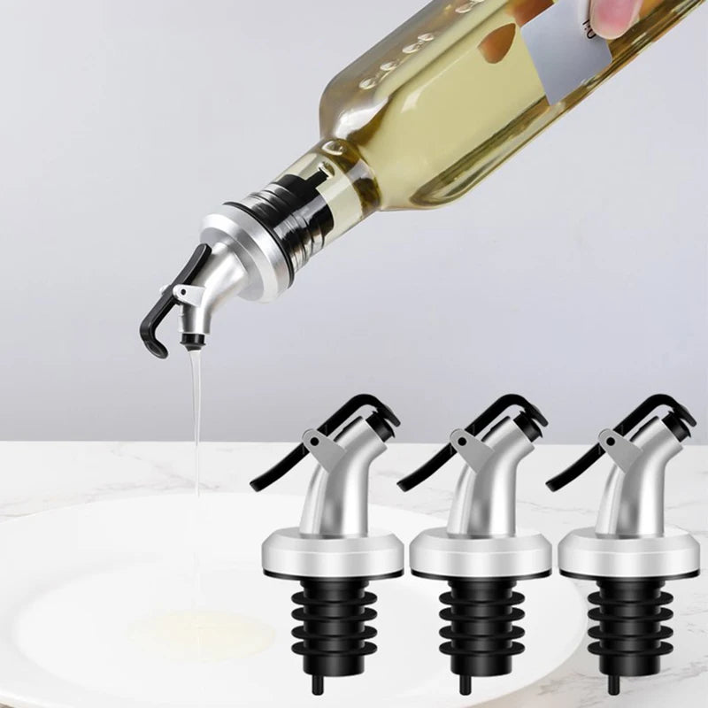 3PCS Oil Dispenser Nozzles for Bottles - Leakproof Plastic Pour Spouts