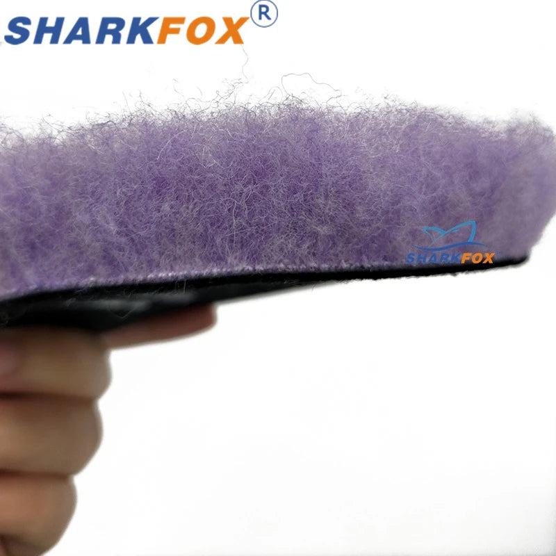 Purple Wool Polishing Pad for Car Paint Buffing and Waxing