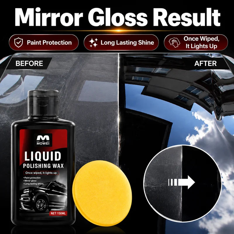 Car Paint Polishing Wax for Oxidation Removal & Scratch Repair - Bright Shine