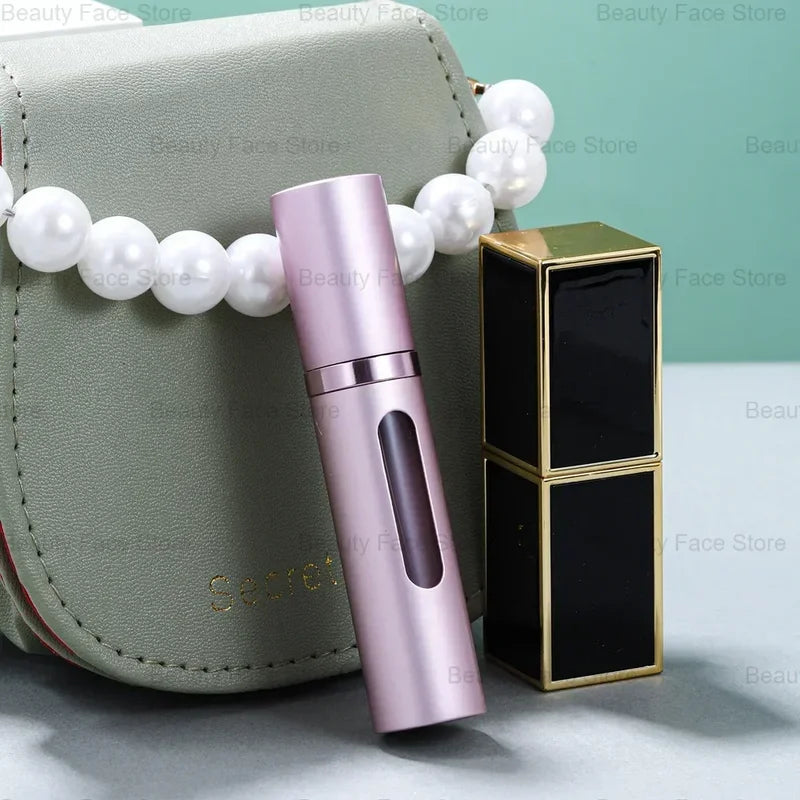 Refillable Glass Perfume Spray Bottle Set - Portable Travel Container