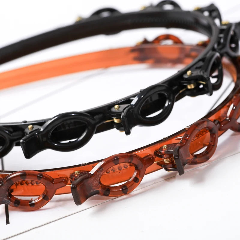 Fashion Pearl Hair Hoop Bands for Women - Double Layer Headwear Accessory