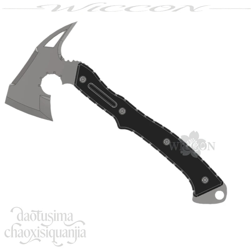 Anime Horror Cosplay Leon Axe Costume Prop for Halloween Roleplay