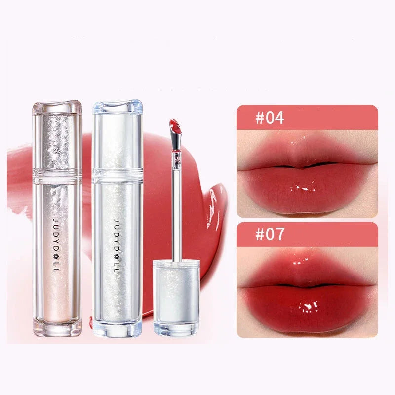 Vegan Lip Gloss with Lip Plumper & Hydrating Vitamin Formula - Clear & Colorful Variants