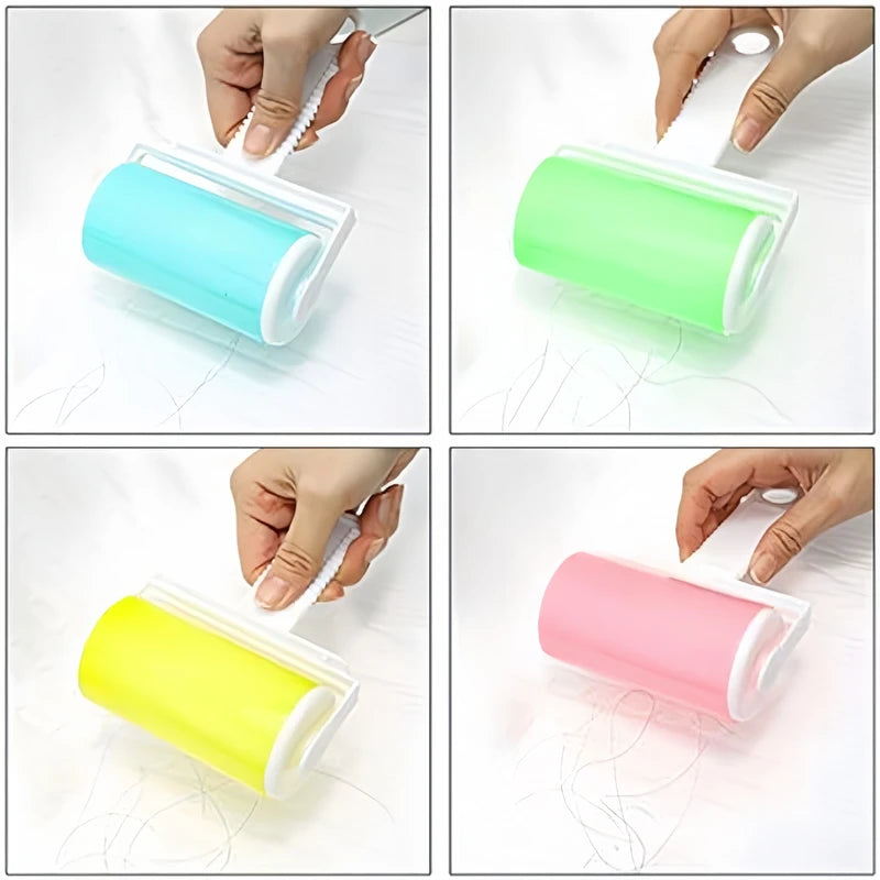Reusable Sticky Hair Roller for Pet Hair & Dust Removal, Portable Home Cleaner