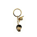 Harry Potter Metal Keychain Book Lover Gift - Magic Novel Fan Accessory