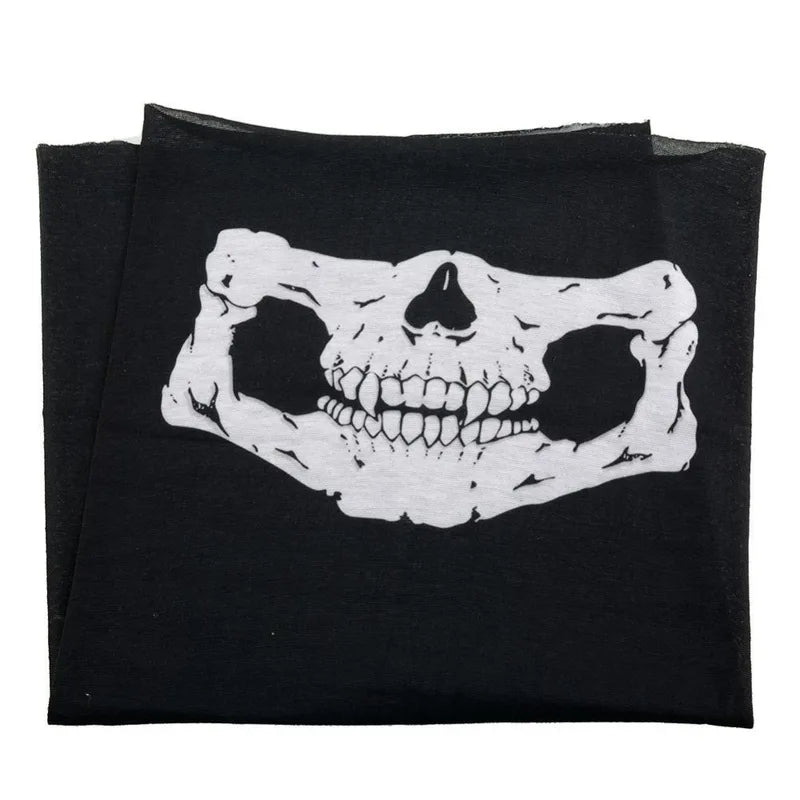Outdoor Skull Mask Bandana for Motorcycle Cycling Sports Winter Halloween