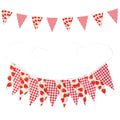 Sweet Strawberry Fabric Banner Wall Decor for Girl Birthday Baby Shower