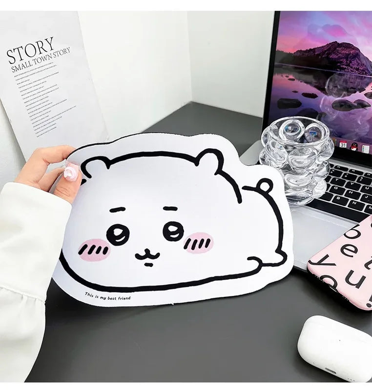 Cute Cartoon Usagi Leather Mouse Pad Desk Mat Office Supplies Kids Gift