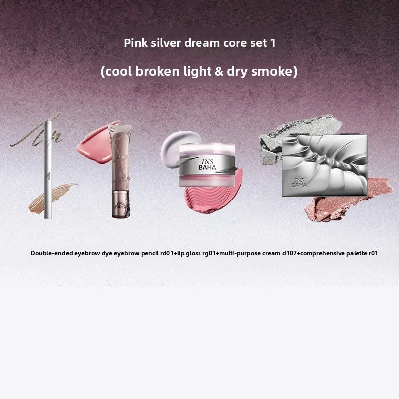 All-in-One Makeup Palette with Lip Gloss and Blush - Full Face Collection