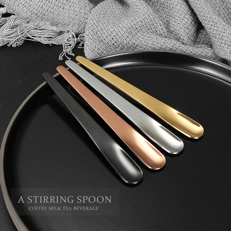 Stainless Steel Coffee Spoon Flatware for Dessert & Kitchen Use