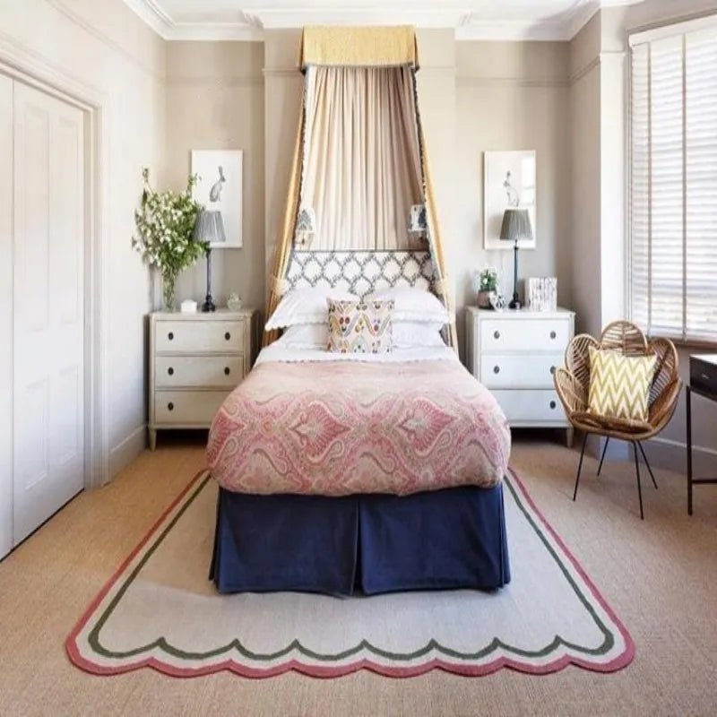 Large Area Living Room Carpet - Creative Minimalist Rugs for Bedroom & Home Decor