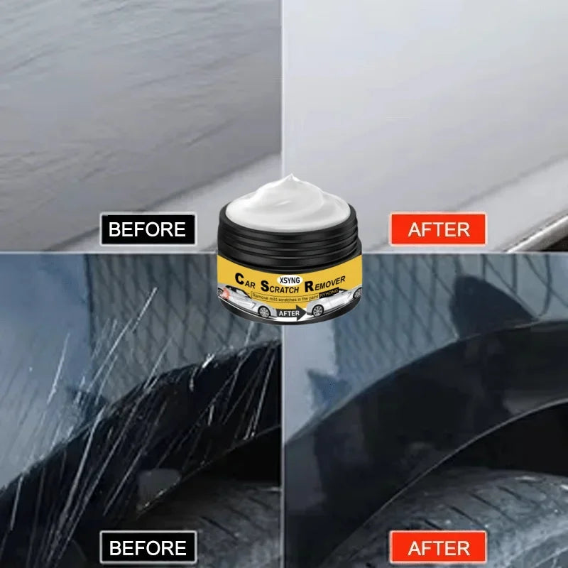 All-in-One Car Scratch Repair Kit with Swirl Remover and Wax - Multiple Sizes