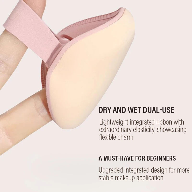 Large Size Cotton Candy Makeup Sponge - Soft Air Cushion Powder Puff for Wet & Dry Use