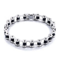 Mens Stainless Steel Biker Chain Bracelet Punk Jewelry Motorcycle Link Bangles
