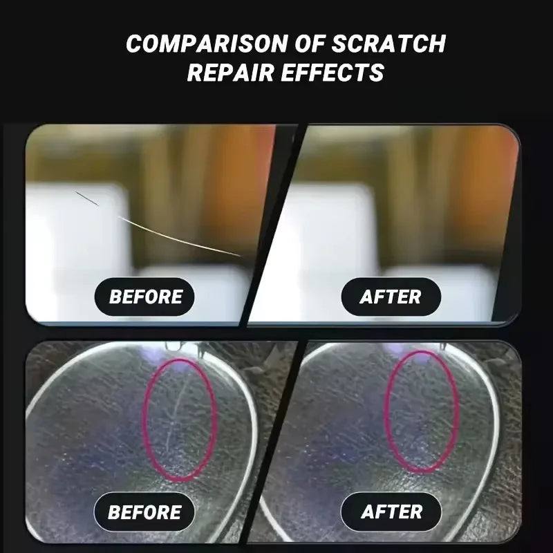 Glass Scratch Remover Polishing Wax for Auto & Bathroom Windows - Repair Cream