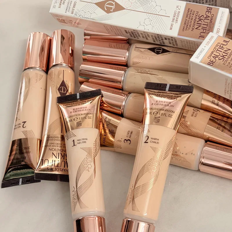 Moisturizing Lip Gloss & Lipstick Set with Fine Concealer & Eye Shadow Palette