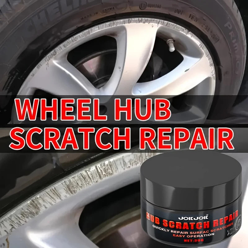 Car Hub Scratch Repair Wax Kit for Alloy Wheels - RVs, Motorcycles, Trucks