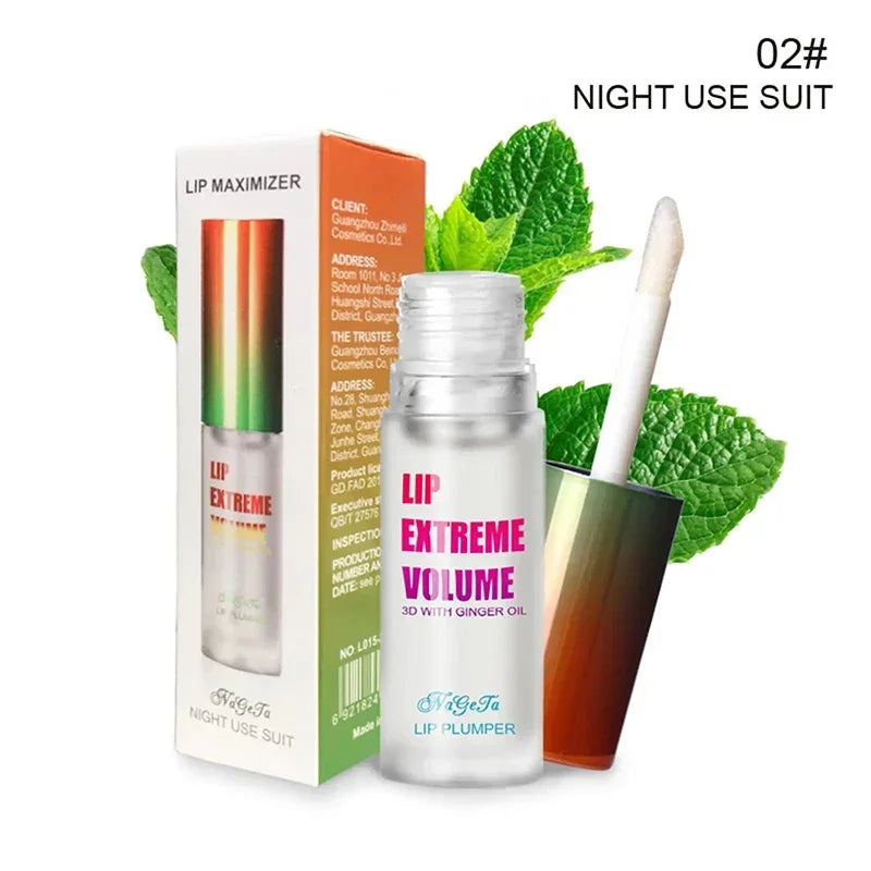 Lip Plumper Oil Serum for Hydrated, Voluminous Lips - Long-Lasting & Repairing