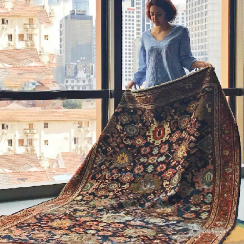 Moroccan Style Plush Rug - Home Decor Lounge Carpet for Living Room & Bedroom
