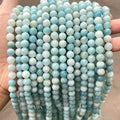 Natural Stone Beads for Jewelry Making - White Jade Round Loose Spacer Beads