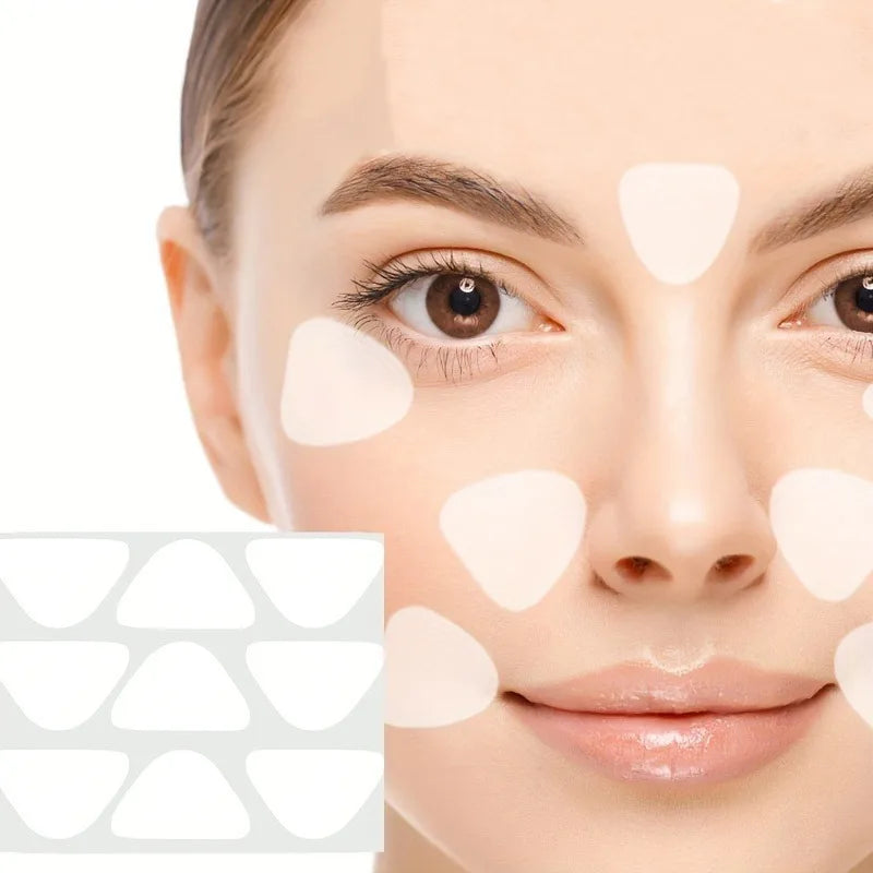 Forehead & Nasolabial Fold Patches Set - Transparent, Invisible, PE Material, 27/36/90 Pieces