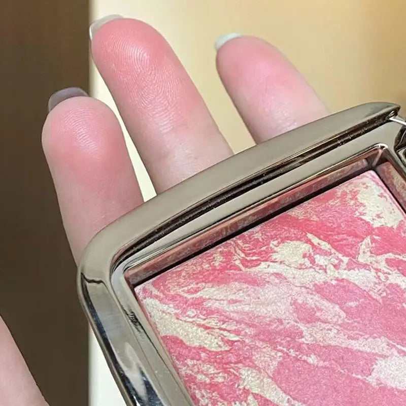 Highlighter Blush for Natural Glow - Diffused Shimmer Face Makeup - 4.2g