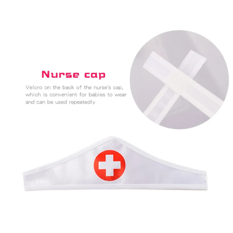 Children's Halloween Nurse Costume Apron for Kids & Family Pretend Play