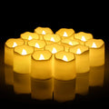 24Pcs Flameless LED Candle Lights for Weddings Christmas Halloween - Warm White