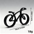 Minimalist 3D Printed Bicycle Sculpture for Desk Decor and Gift
