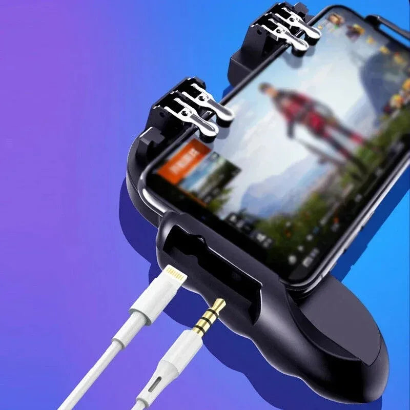 Mobile Game Controller Trigger Joystick for iOS & Android – 6 Finger PUBG Gamepad