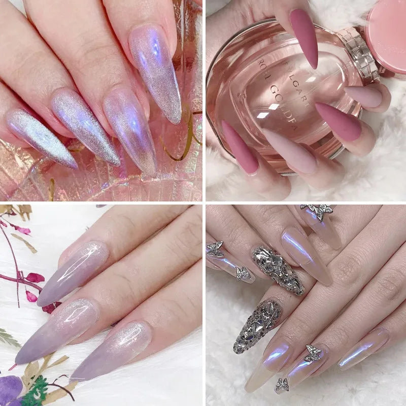 Full Cover Gel Nail Tips Set - 500pcs Stiletto & Coffin Design False Nails for DIY Manicure
