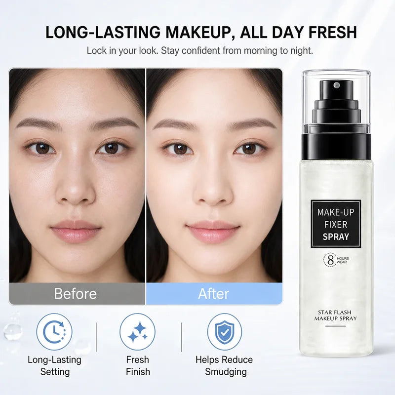 Oil Control Makeup Setting Spray 100ml - Long Lasting Matte Finish & Hydration