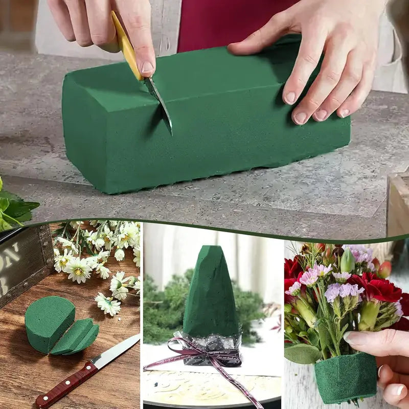 DIY Floral Foam Block for Flower Arrangements - Wet Dry Sponge Brick Garden Decor
