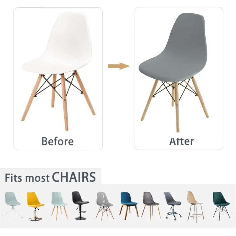 Elastic Dining Chair Cover Slipcover Furniture Protector - Removable & Stretchy