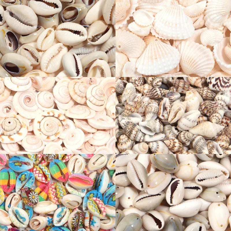 Natural Sea Flower Snail Shell Beads for Jewelry Making Loose Spacer Beads DIY Crafts