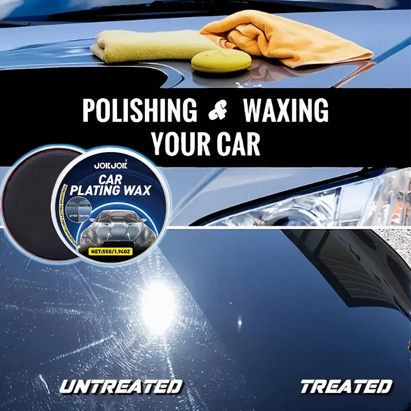Black Car Wax and Polish Set - Scratch Removal High Gloss Protection