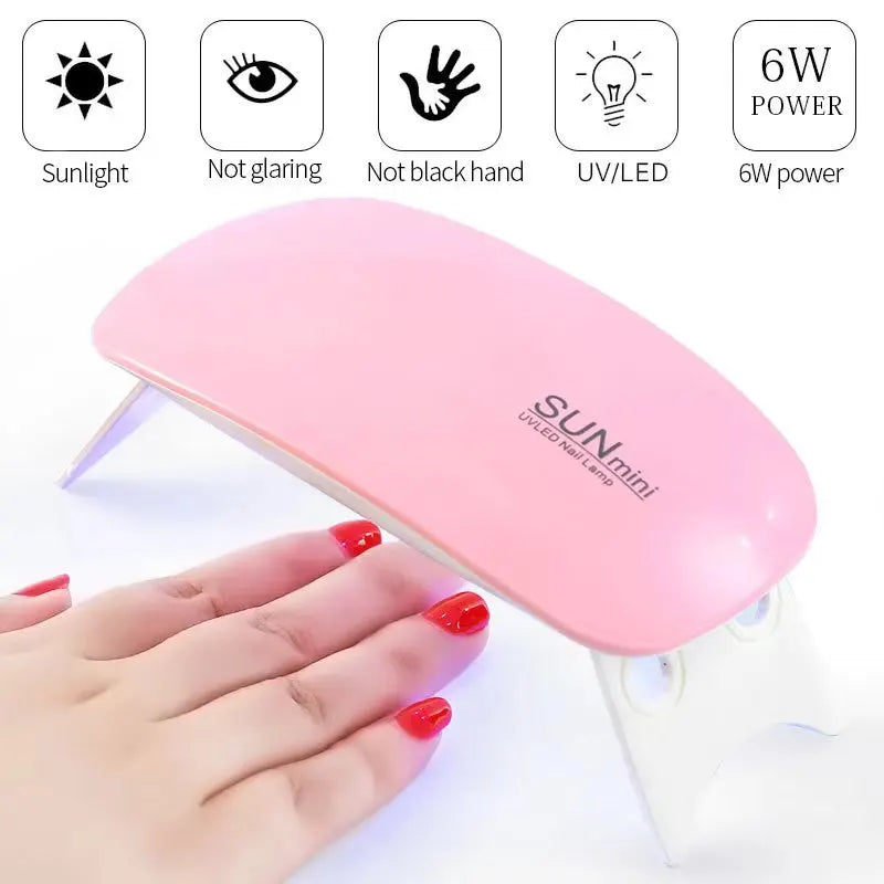 Professional Gel Nail Kit with LED Lamp, Nail Drill & Art Tools for Salon-Quality Nails