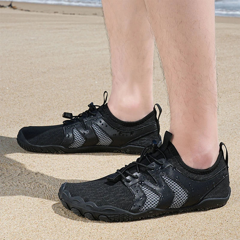 Unisex Water Shoes Quick Dry Anti-Slip Aqua Shoes for Beach & Pool, Breathable Fitness Sneakers