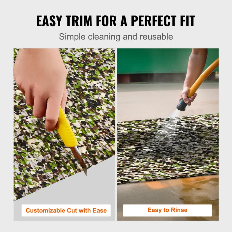 Marine EVA Foam Boat Flooring Non-Slip Self-Adhesive Decking - Waterproof & Shock-Absorbent