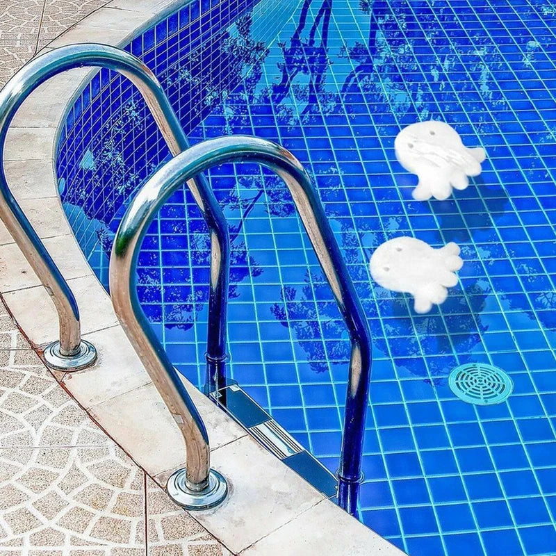 Pool Filter Sponges Octopus Shape Oil Absorbing Cleaning Tool 6 Pack