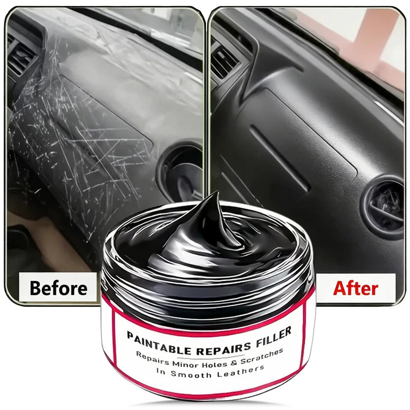Automotive Plastic Repair & Polishing Wax for Car Interior & Exterior - Scratch & Anti-Aging