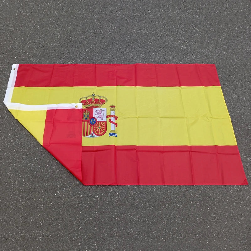 Outdoor Spain Flag Banner 60x90cm or 90x150cm Spanish National Flag Polyester Decoration