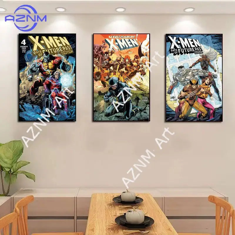 Anime Movie X-Men Vintage Posters Wall Art Deco Prints for Living Room or Bedroom