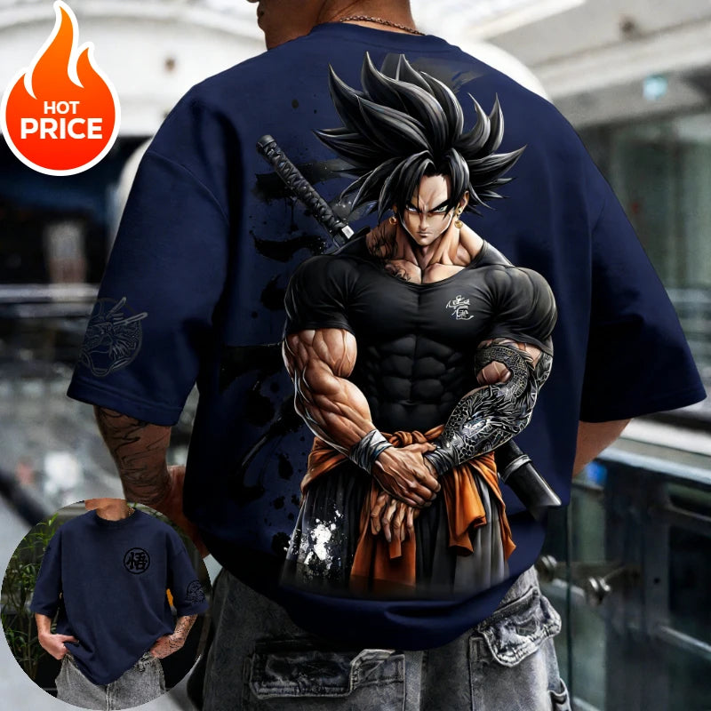 Goku Dragon Ball Super Saiyan Summer Cotton T-Shirt for Men & Women - Casual Streetwear