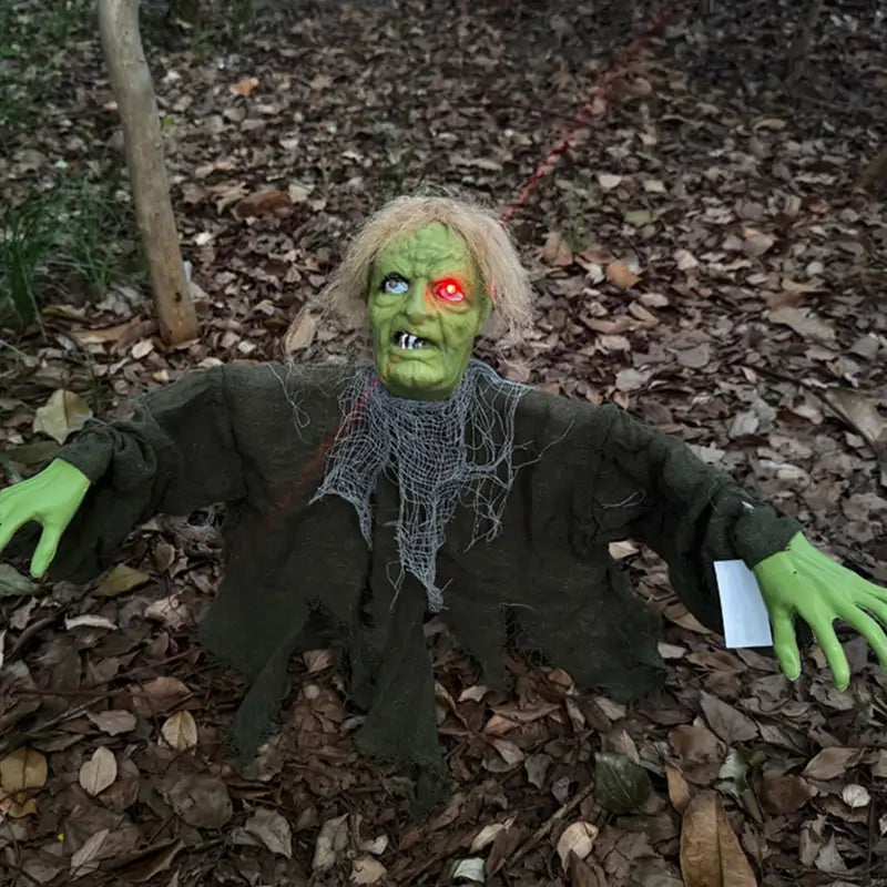 Halloween Ghost Yard Decor Light Up Stakes for Lawn Porch & Garden