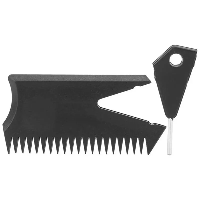 Outdoor Surfboard Wax Scraper Comb with Detachable Key - Surfboard & Paddle Tool