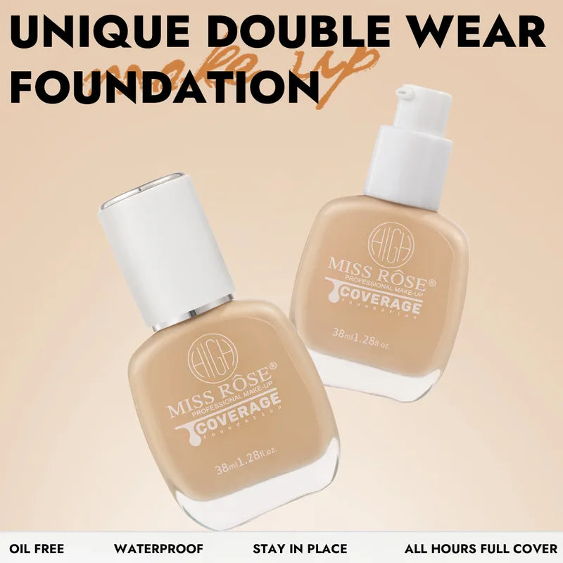 Lightweight Foundation & Concealer Cream for Brightening & Even Skin Tone - All Colors
