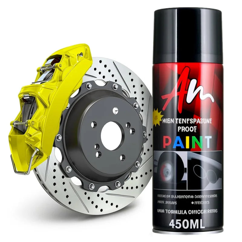 DIY Brake Caliper Paint Spray Can - High Temp Gloss Finish Multiple Colors